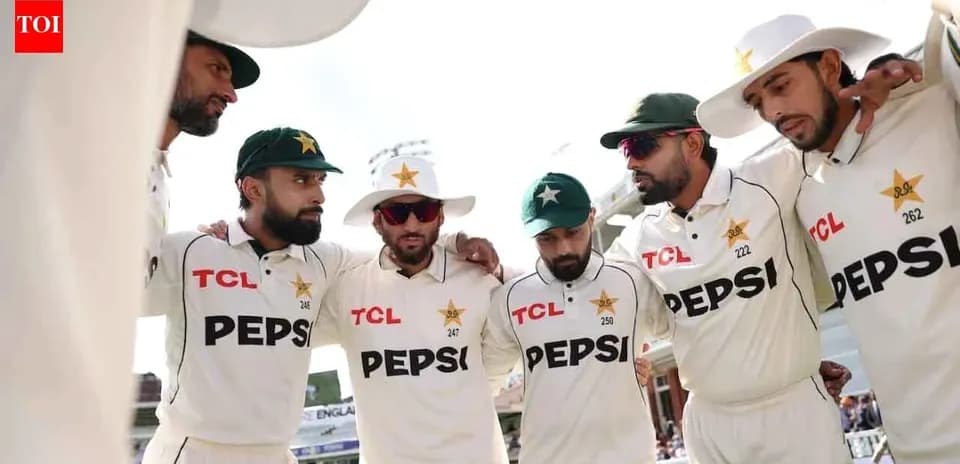 Équipe de cricket du Pakistan en cercle de discussion