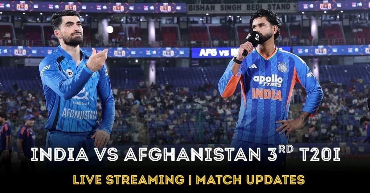 Joueurs d'Inde et d'Afghanistan avant le match