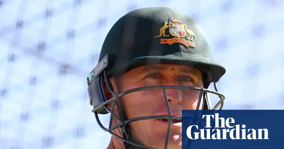 Joueur de cricket portant un casque d'entraînement