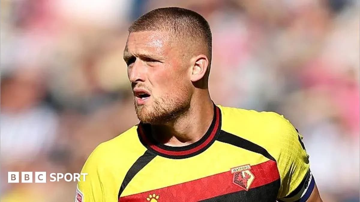 Joueur de Watford sur le terrain pendant un match