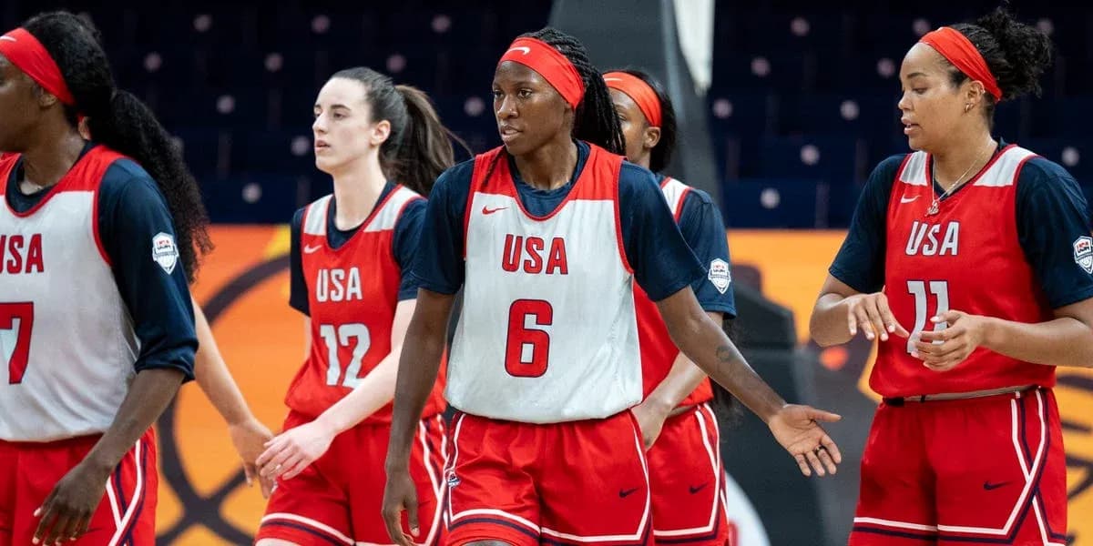 Équipe féminine de basketball USA en entraînement