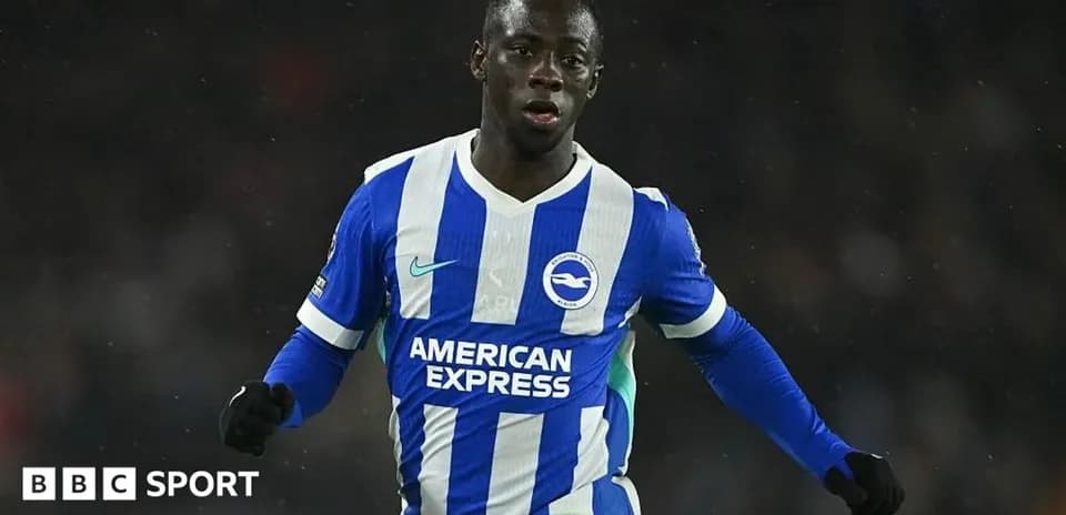 Joueur de Brighton célébrant un but sur le terrain