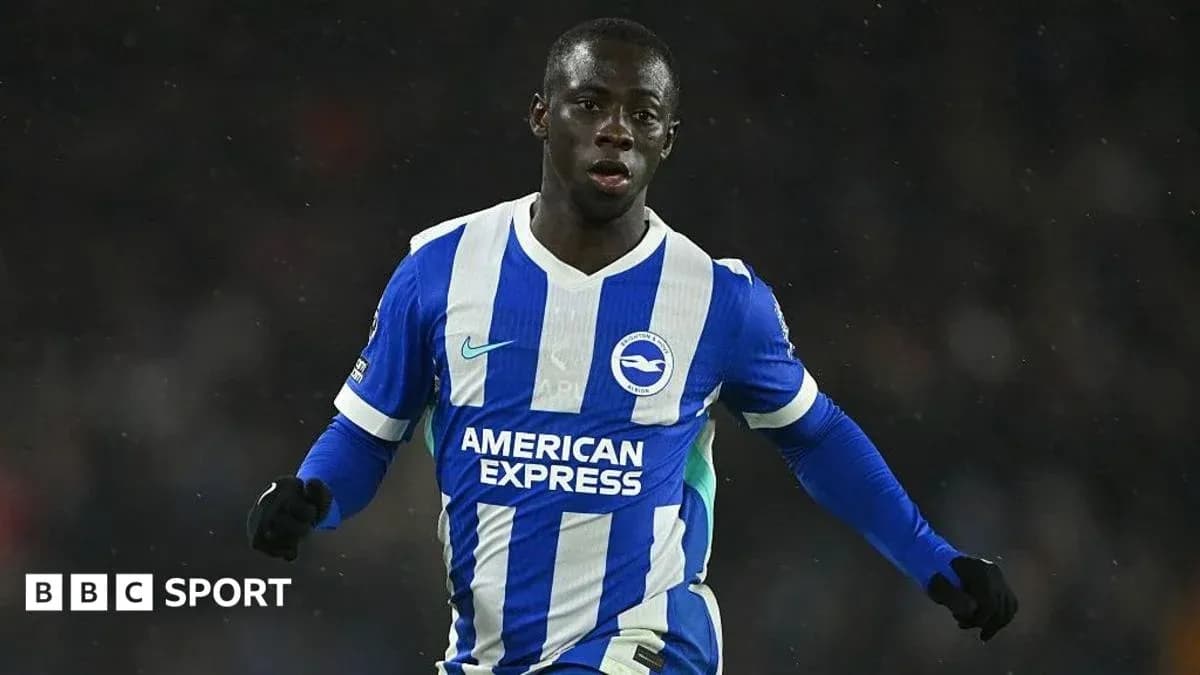 Joueur de Brighton célébrant un but sur le terrain