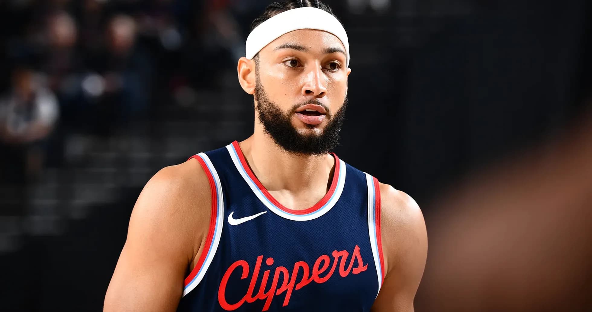Joueur des Clippers pendant un match de basket