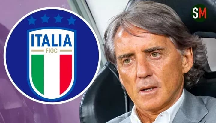 Entraîneur de l'équipe d'Italie avec logo