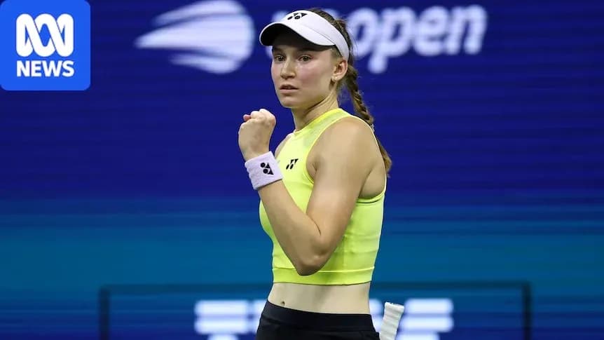 Joueuse de tennis célébrant un point au match