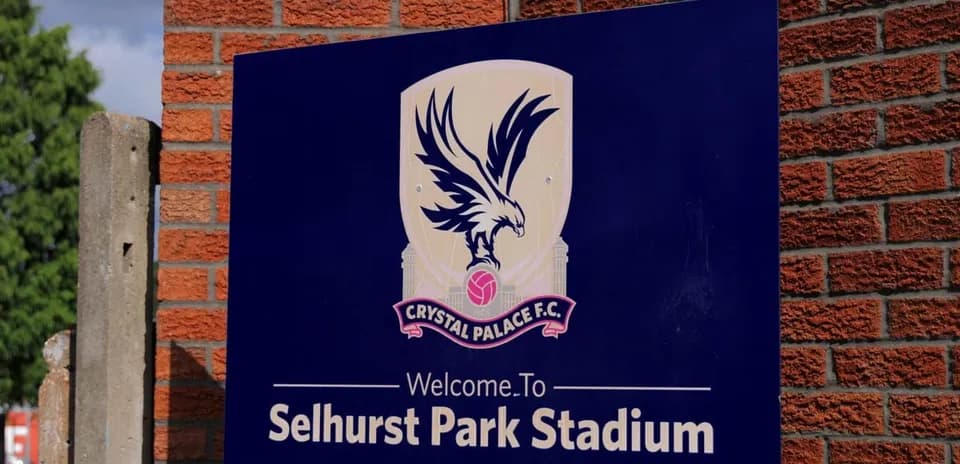 Panneau d'accueil de Selhurst Park Stadium
