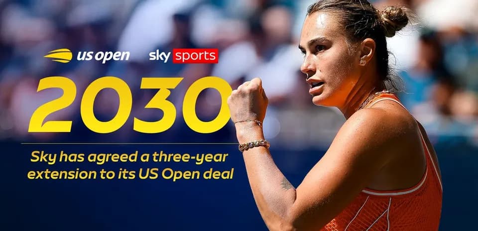 Joueuse célébrant un point au US Open