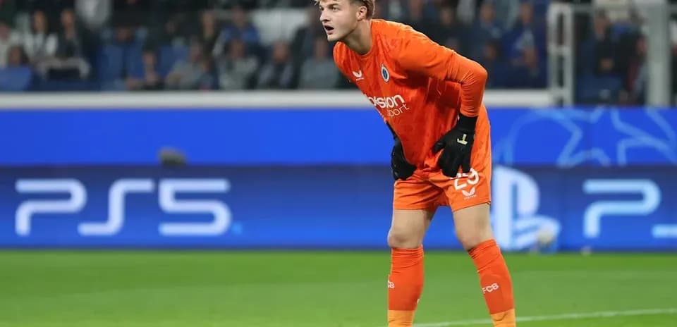 Gardien de but en action pendant un match