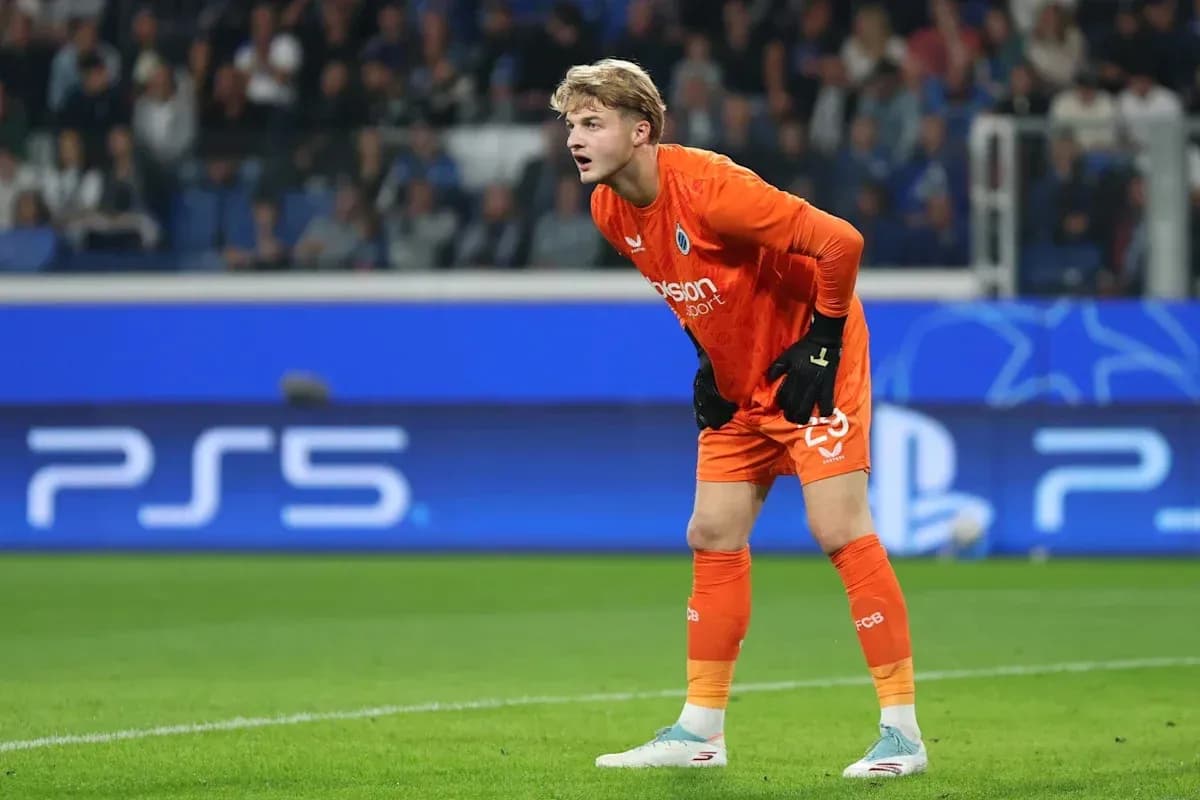Gardien de but en action pendant un match