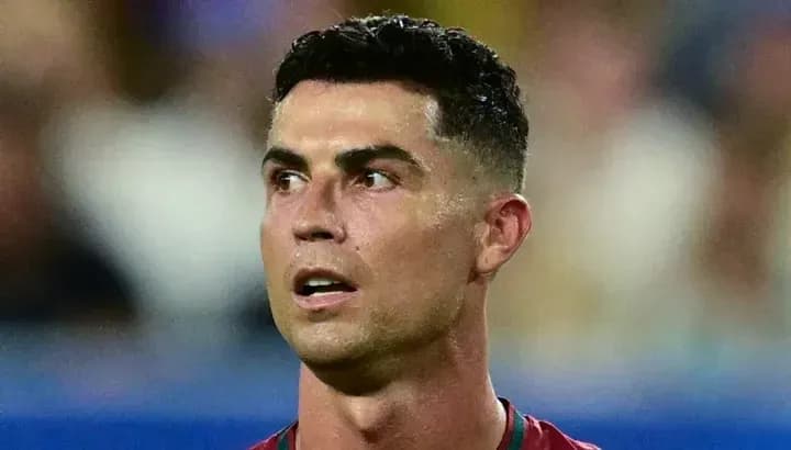 Cristiano Ronaldo en action pendant un match