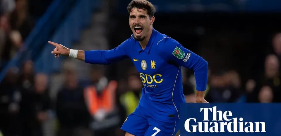Joueur de Chelsea célébrant un but au match