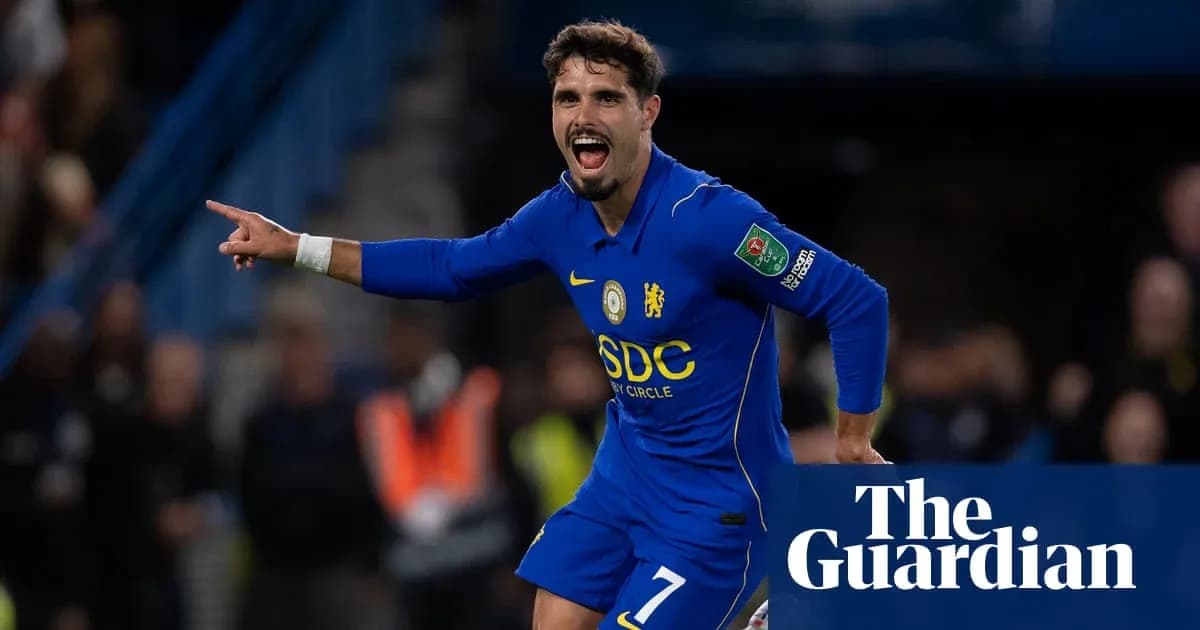 Joueur de Chelsea célébrant un but au match