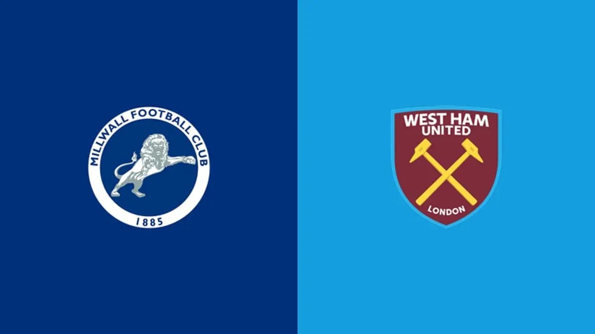 Logos de Millwall FC et West Ham United