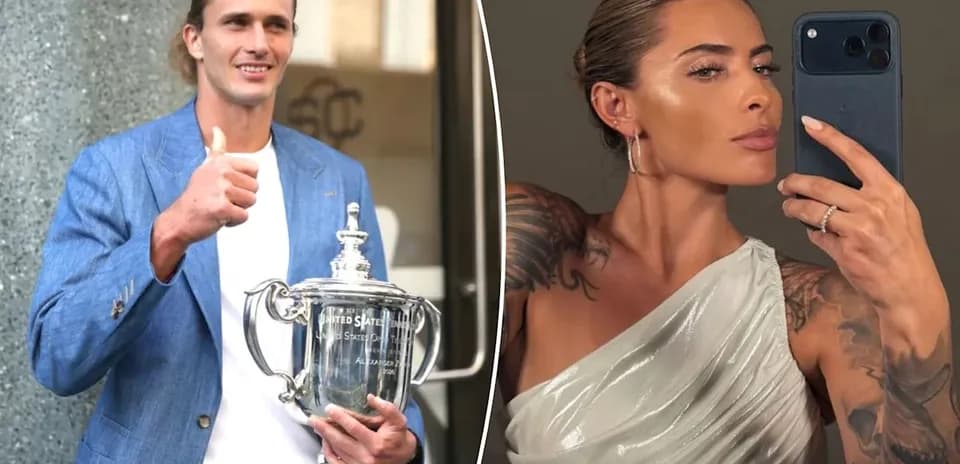 Joueur avec trophée, femme prenant un selfie