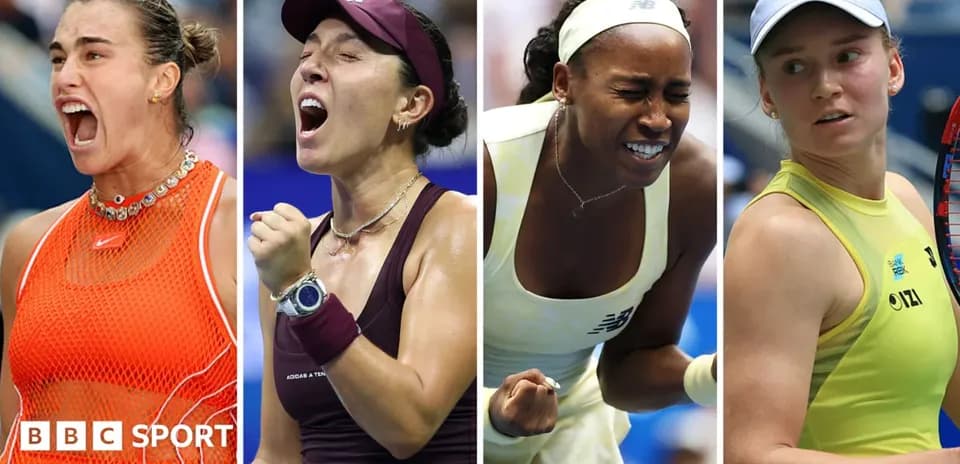 Quatre joueuses de tennis exprimant leur enthousiasme