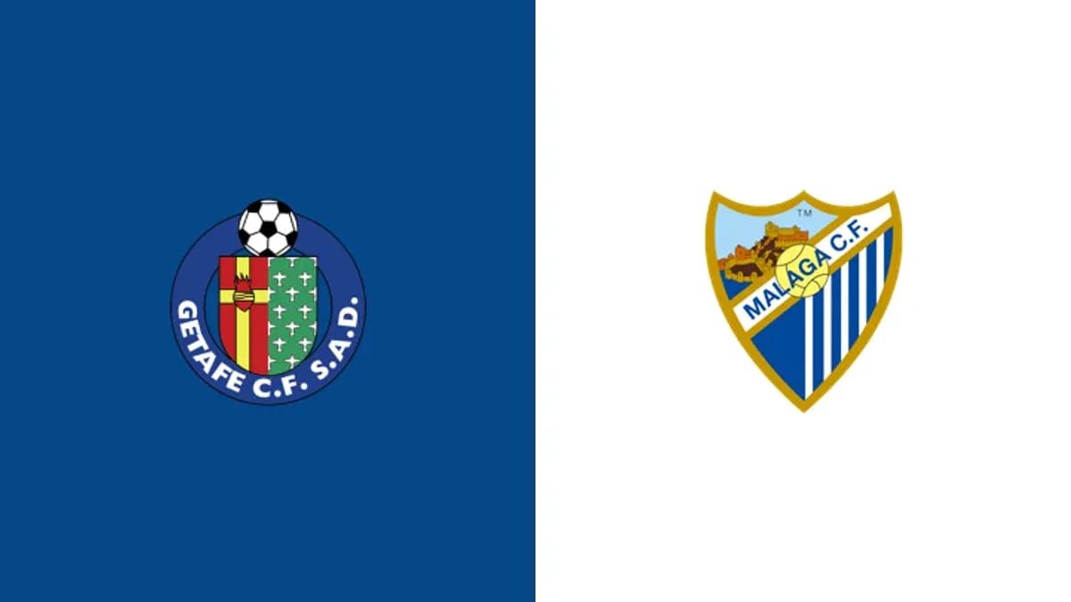 Logos de Getafe C.F. et Málaga C.F.