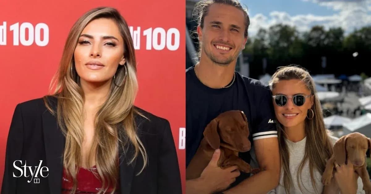 Personne posant avec des chiens dans un événement