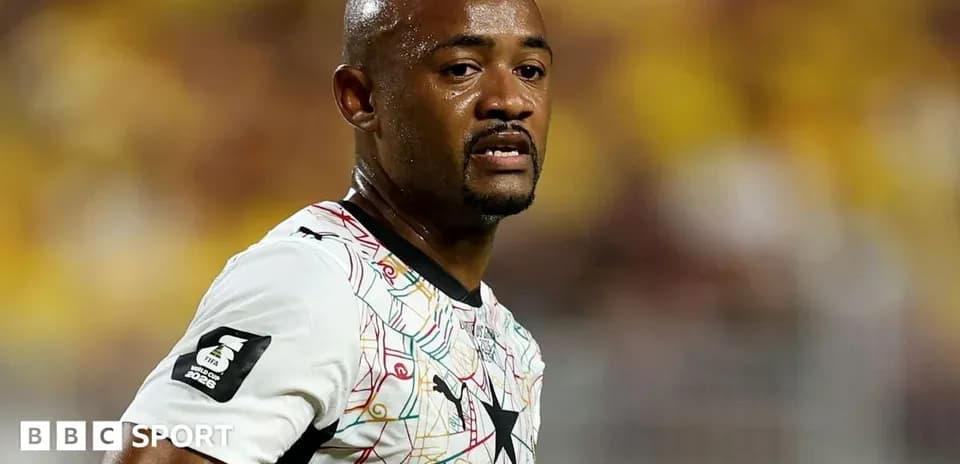 Joueur ghanéen sur le terrain pendant un match