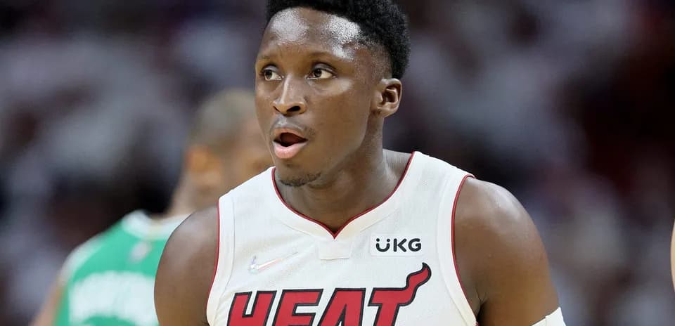 Joueur de Miami Heat en action sur le terrain