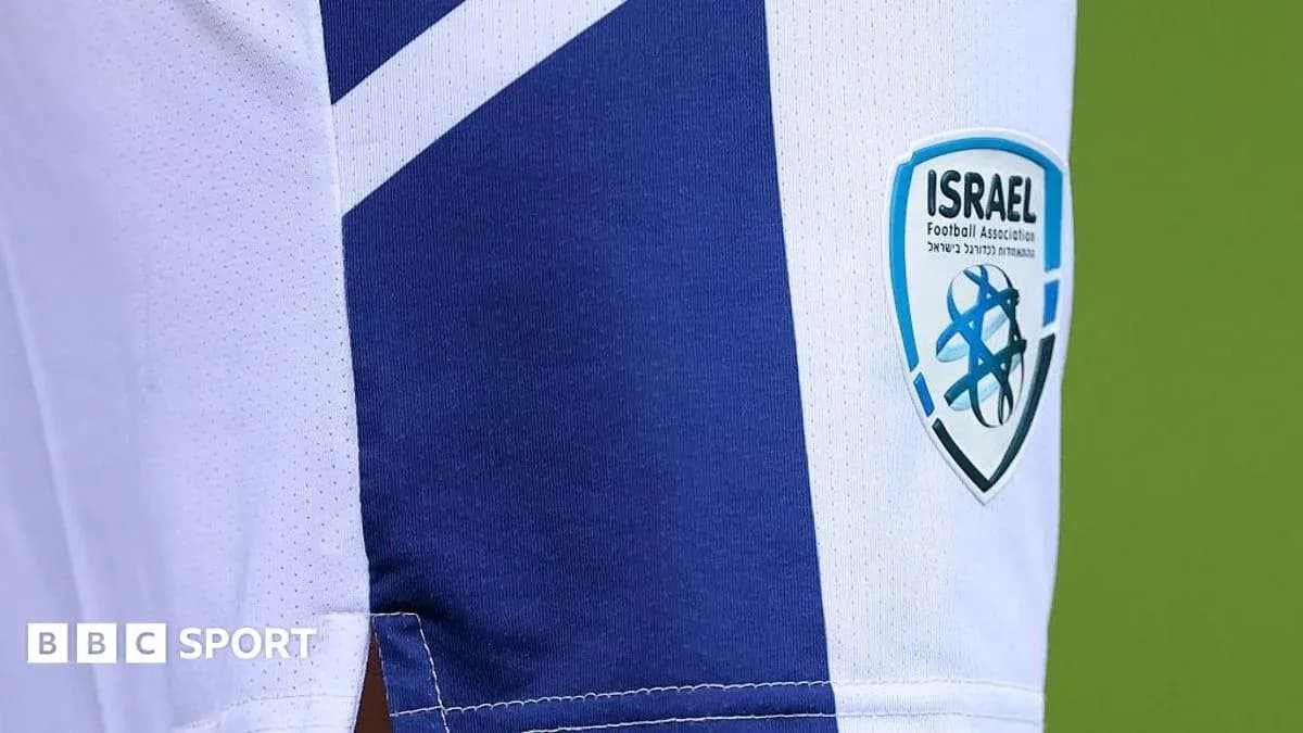 Logo de l'Association de Football d'Israël sur un maillot