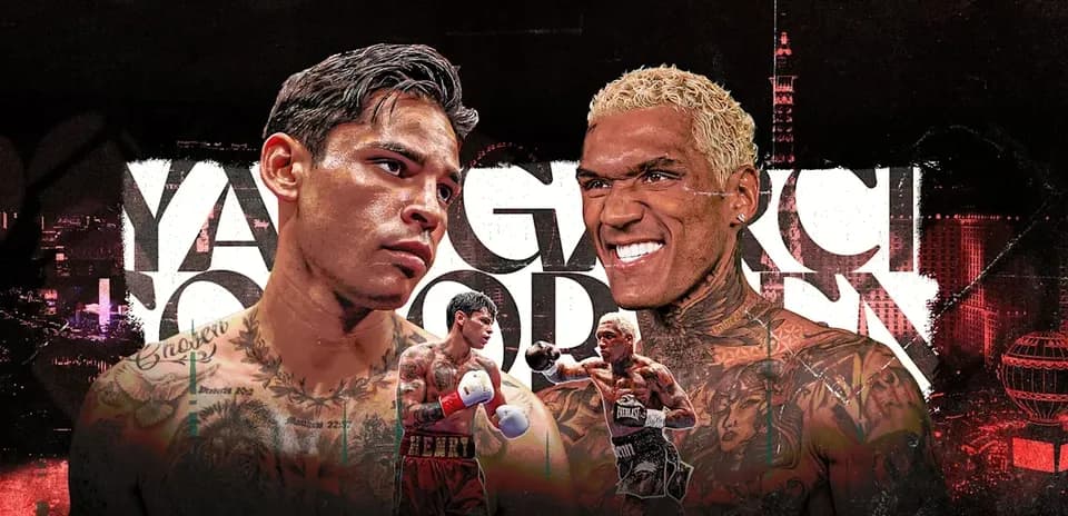 Affiche de combat entre boxeurs avec portraits
