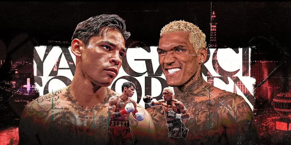 Affiche de combat entre boxeurs avec portraits