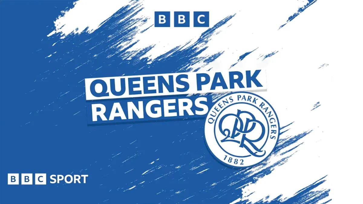 Logo de Queens Park Rangers sur fond bleu