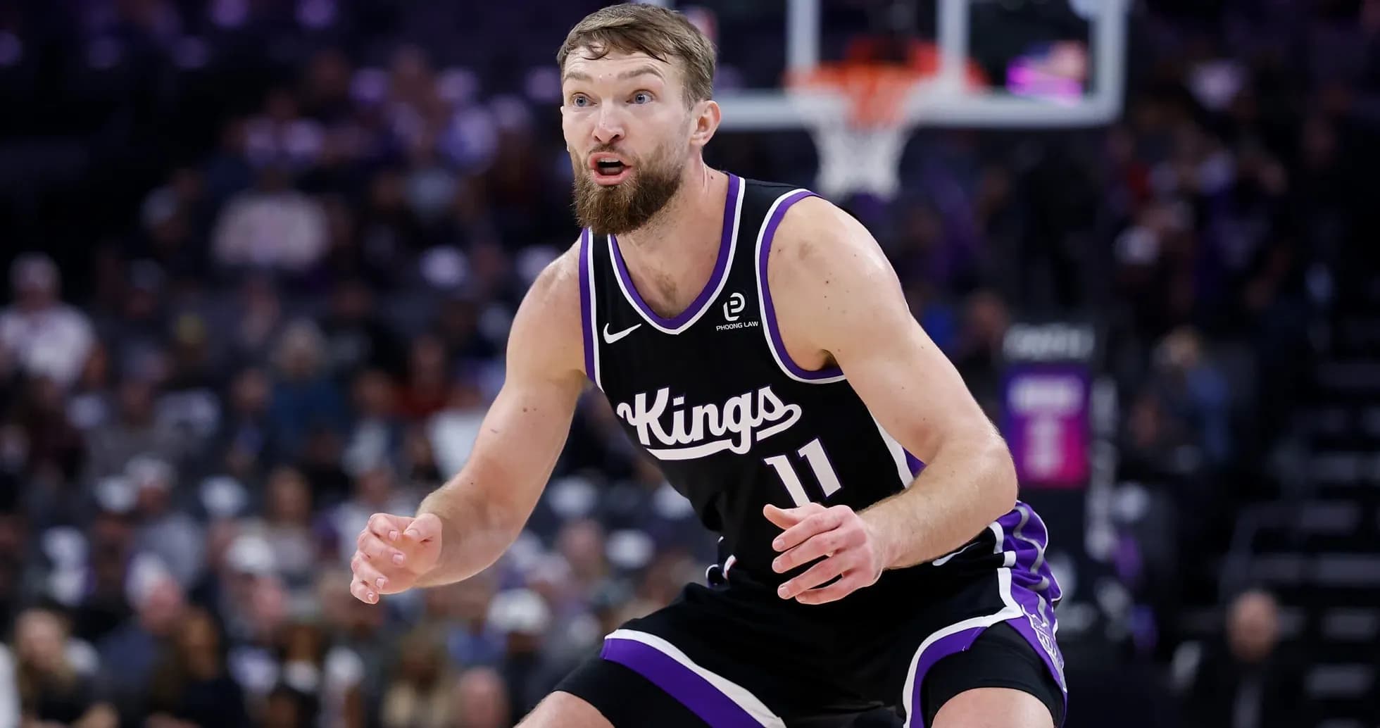 Joueur des Kings en action sur le terrain