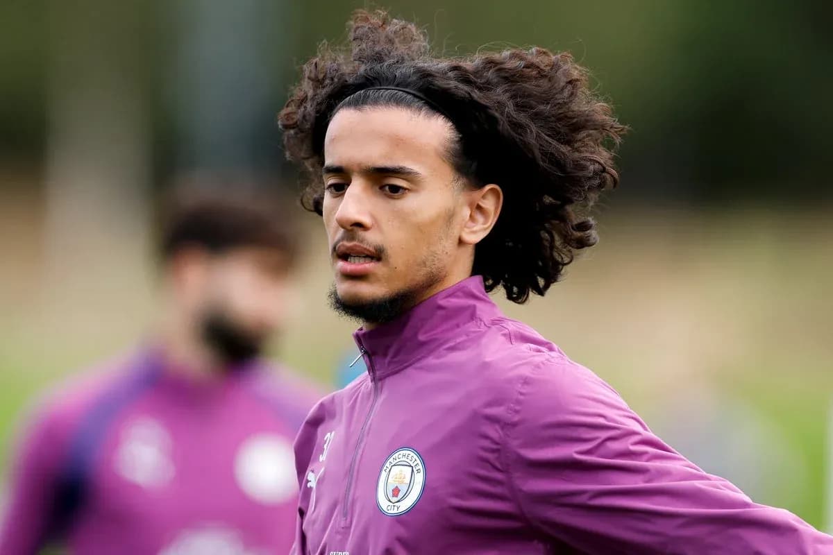 Joueur de Manchester City lors d'une séance d'entraînement