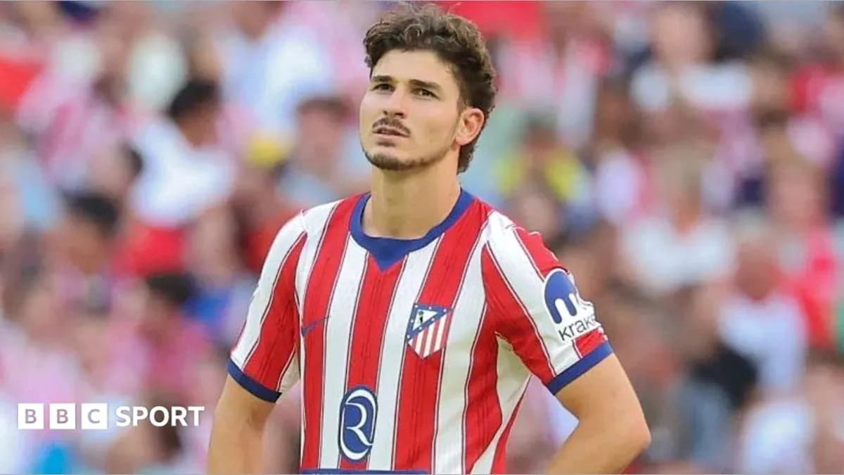 Joueur d'Atletico Madrid sur le terrain pendant un match