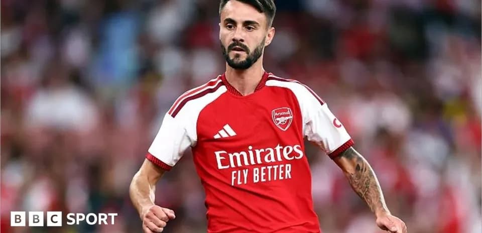 Joueur d'Arsenal célébrant sur le terrain