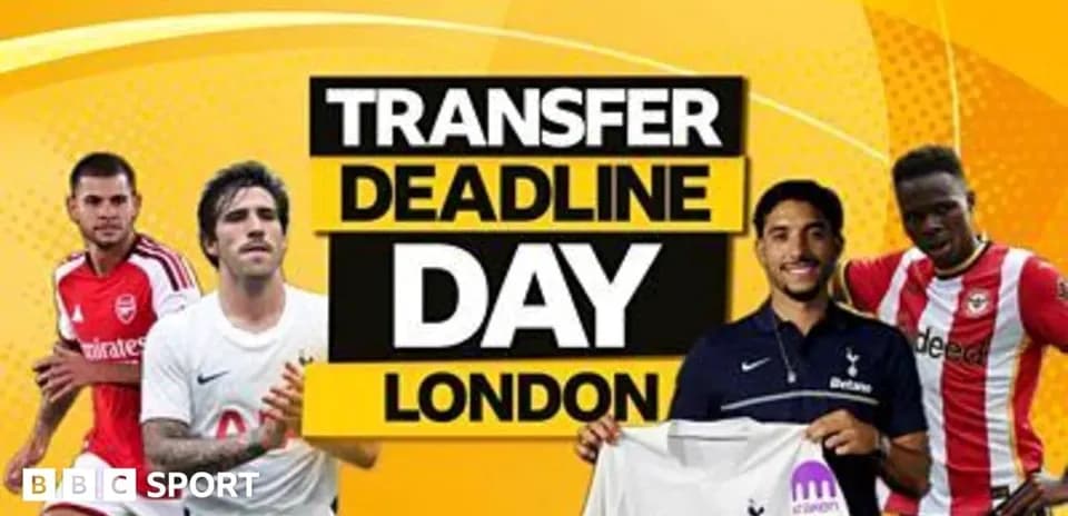 Joueurs et logo pour le jour de la fermeture des transferts