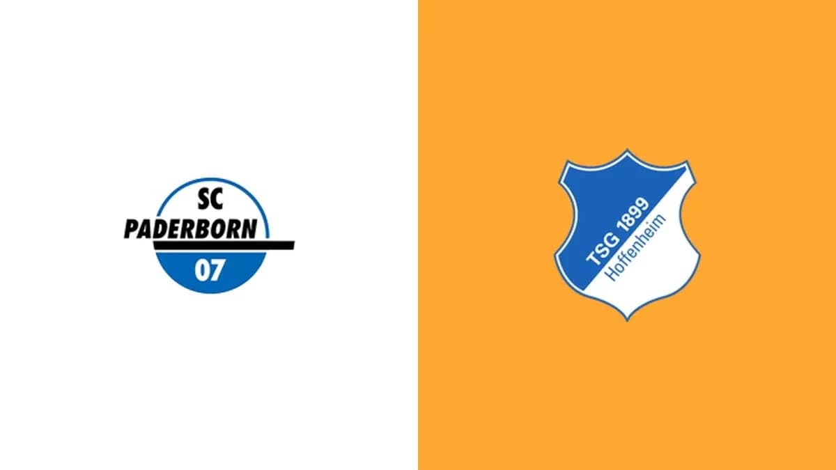 Logos de SC Paderborn et TSG Hoffenheim