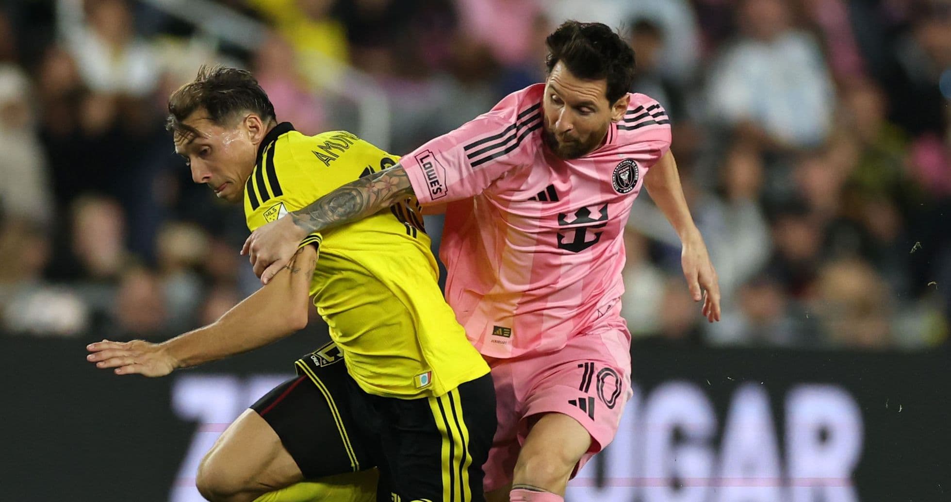 Inter Miami : Messi brille, mais la carte rouge de Morales coûte cher contre Columbus Crew