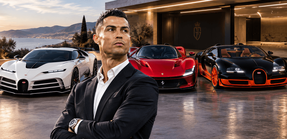 Cristiano Ronaldo : Les 5 voitures les plus chères dans la collection du légendaire Portugais