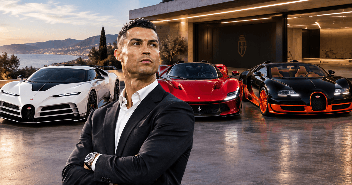 Cristiano Ronaldo : Les 5 voitures les plus chères dans la collection du légendaire Portugais