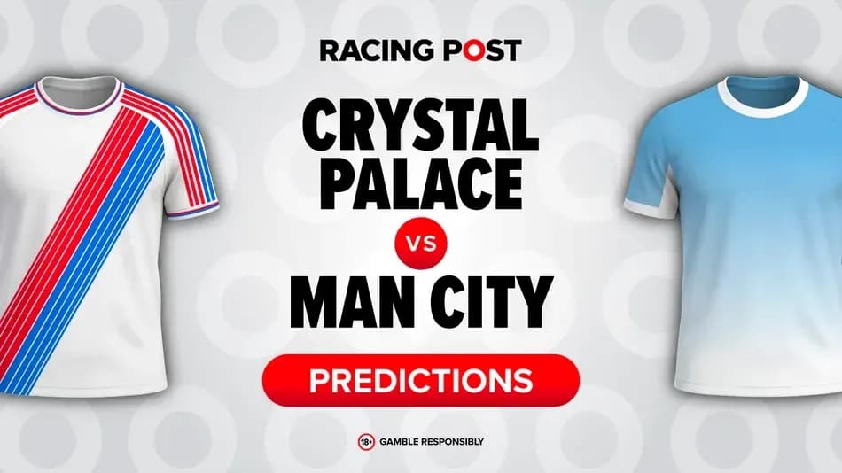 Maillots de Crystal Palace et Man City pour prédictions Maillots de Crystal Palace et Man City pour prédictions
