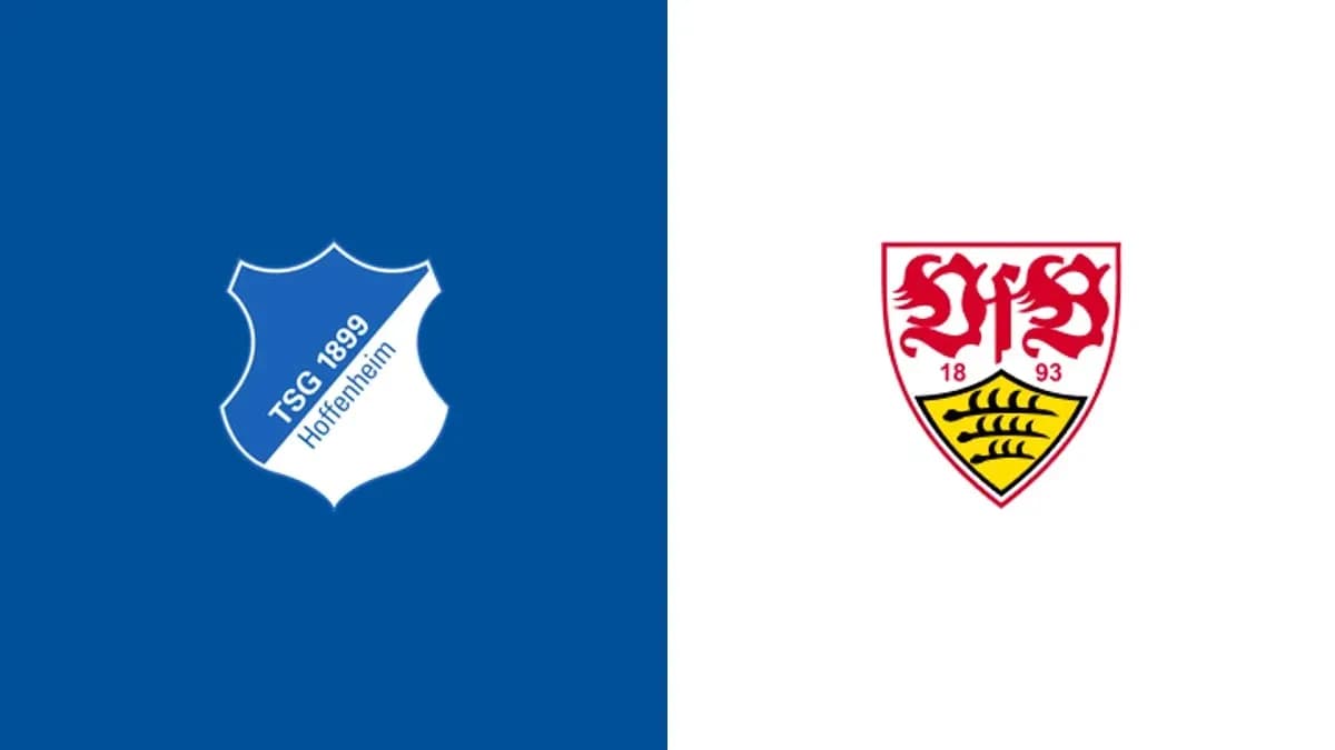Logos de TSG Hoffenheim et VfB Stuttgart Logos de TSG Hoffenheim et VfB Stuttgart