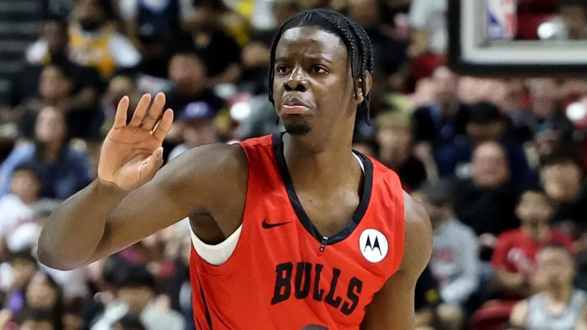 Joueur des Bulls saluant pendant un match Joueur des Bulls saluant pendant un match