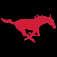 Logo représentant un mustang rouge en mouvement Logo représentant un mustang rouge en mouvement