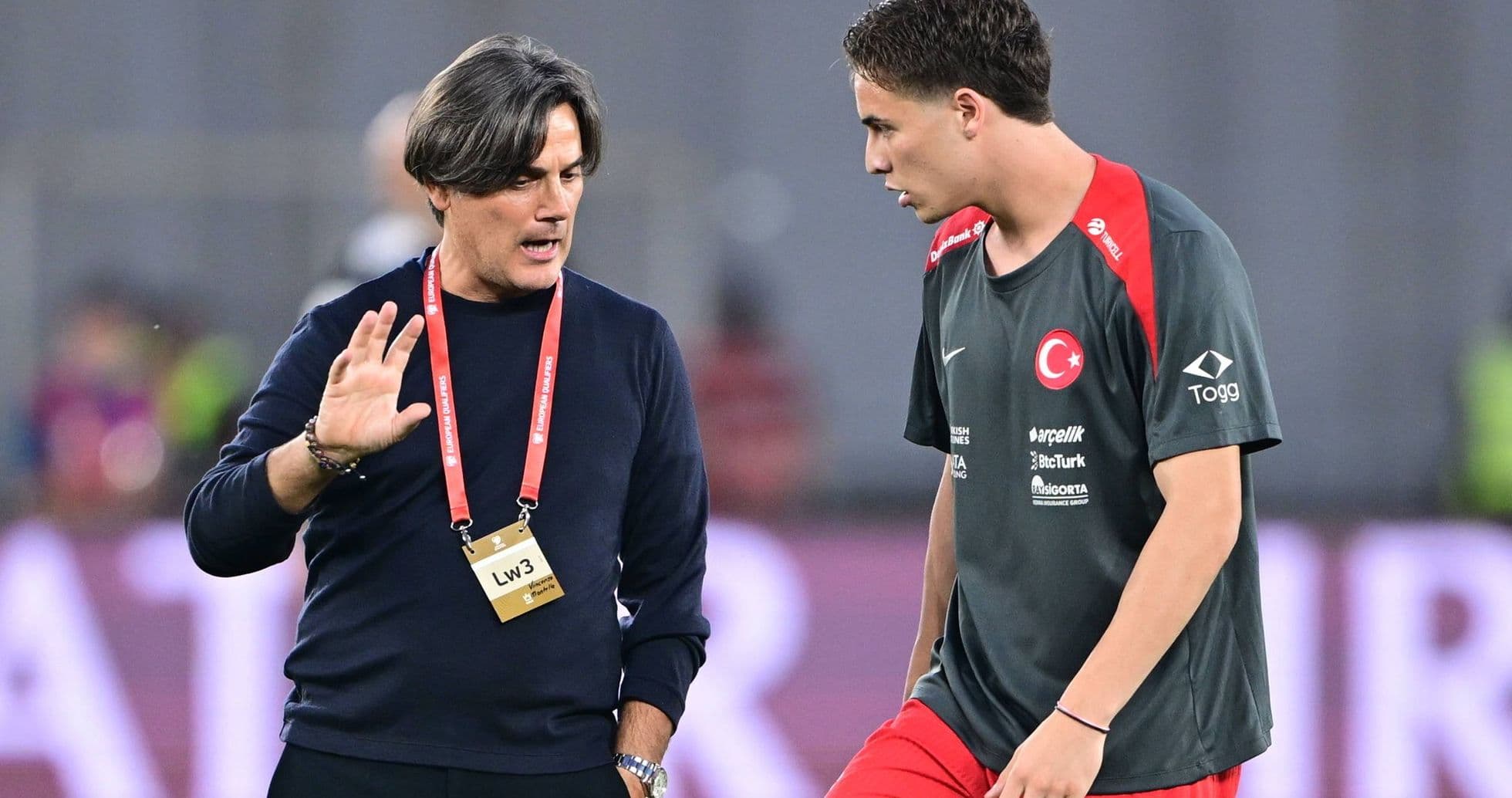 Vincenzo Montella loue le potentiel de Kenan Yildiz malgré son absence pour blessure Vincenzo Montella loue le potentiel de Kenan Yildiz malgré son absence pour blessure